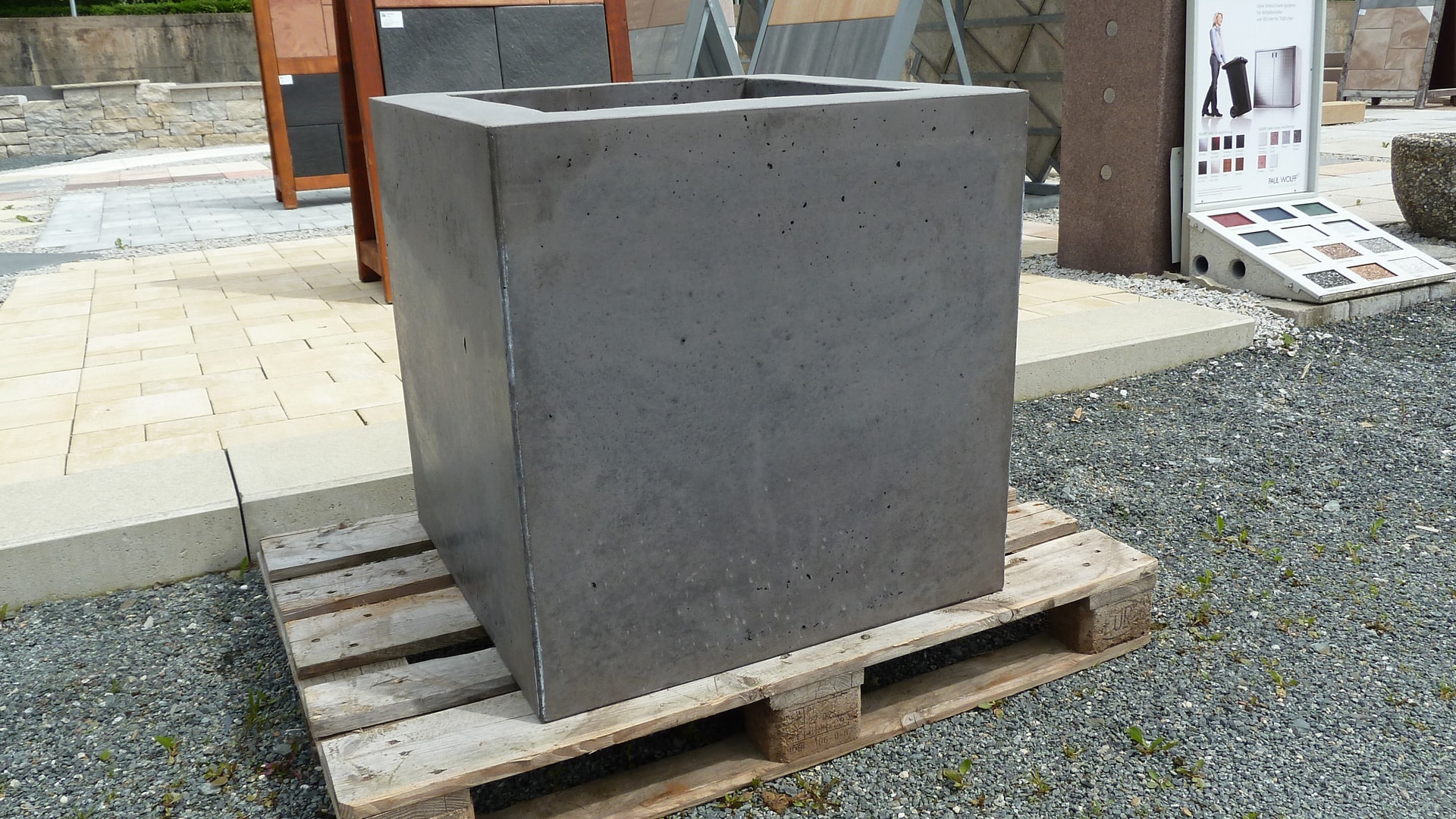 Pflanzkasten Beton anthrazit