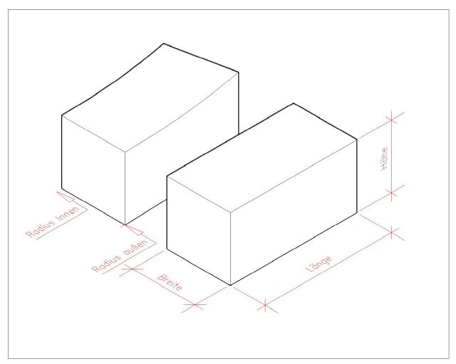 Sitzblock aus Beton, Betonwerkstein und Waschbeton